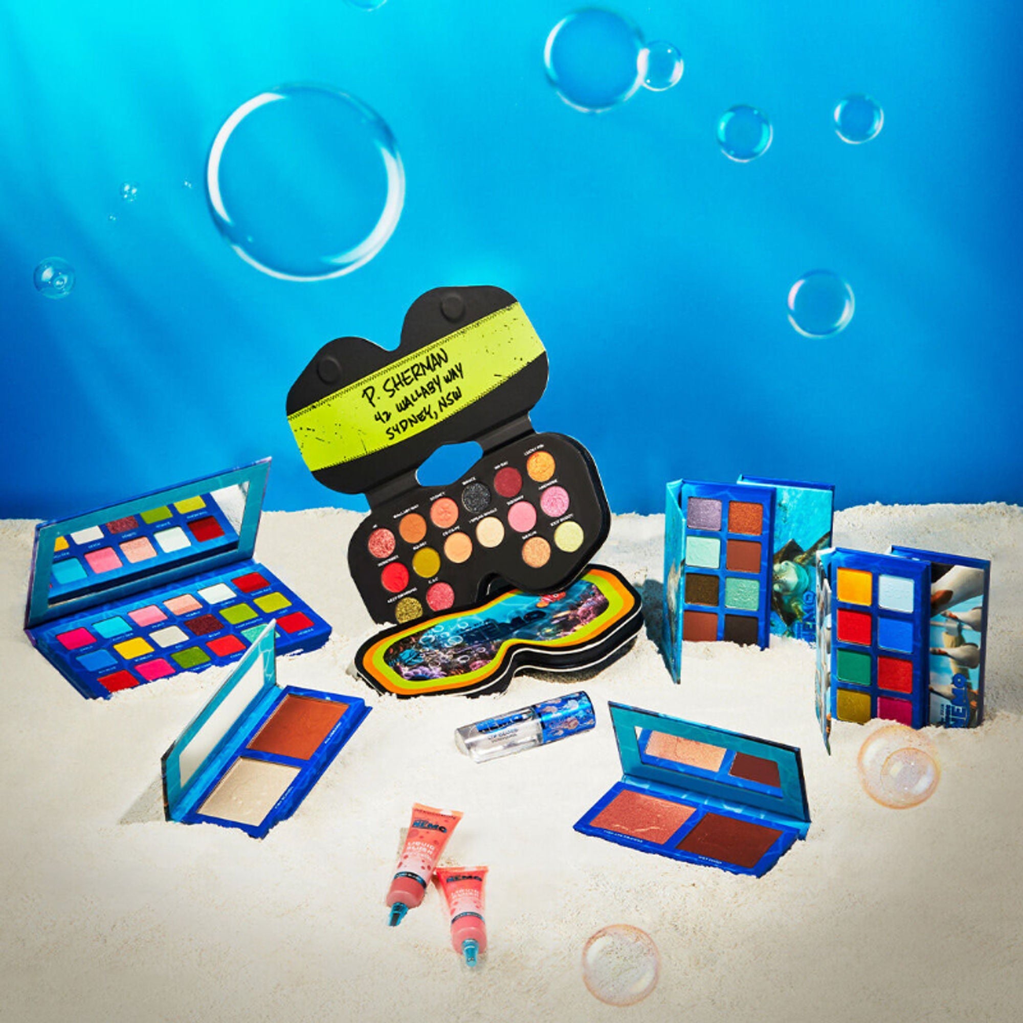 Makeup Revolution Disney Pixar鈥橲 Finding Nemo X Revolution Eyeshadow Palette - Distacart