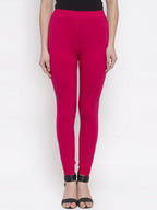 TAG 7 Women Pack Of 2 Solid Churidar-Length Leggings