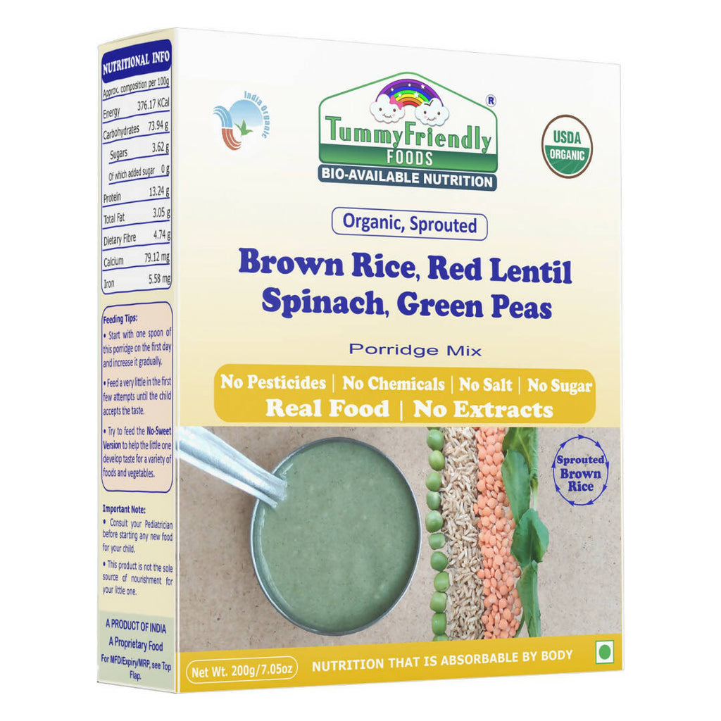 TummyFriendly Foods Stage3 Porridge Mixes for 8 Months Old Baby Ragi, Brown Rice Combo - Distacart