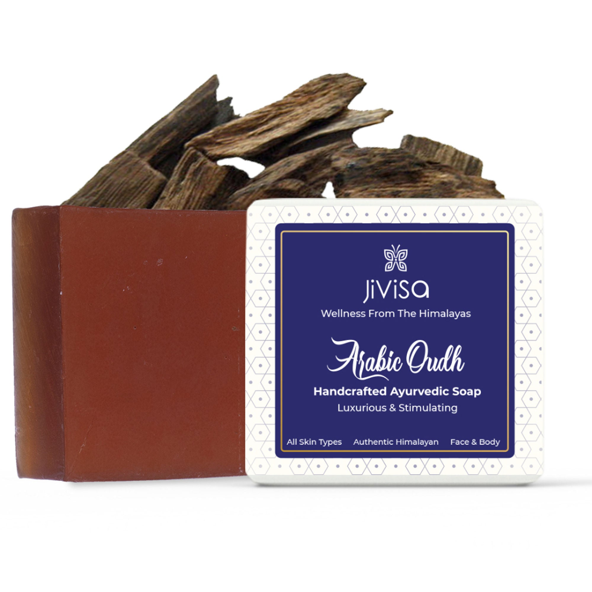 JiViSa Arabic Oudh Handcrafted Ayurvedic Soap