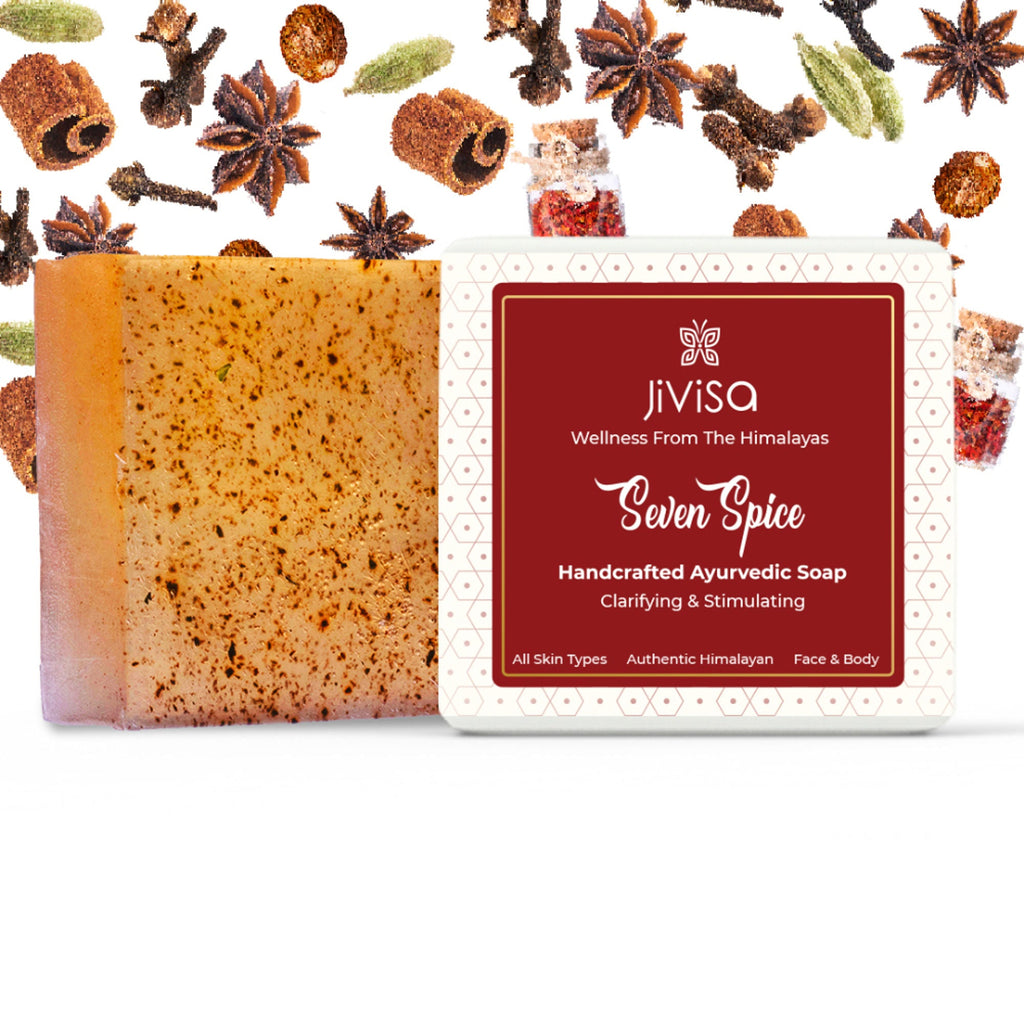 JiViSa Seven Spice Handcrafted Ayurvedic Soap