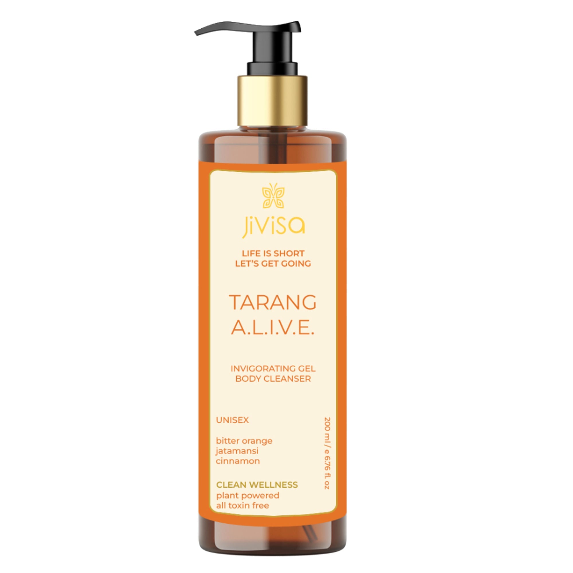 JiViSa Tarang Alive Invigorating Gel Body Cleanser - 200ml