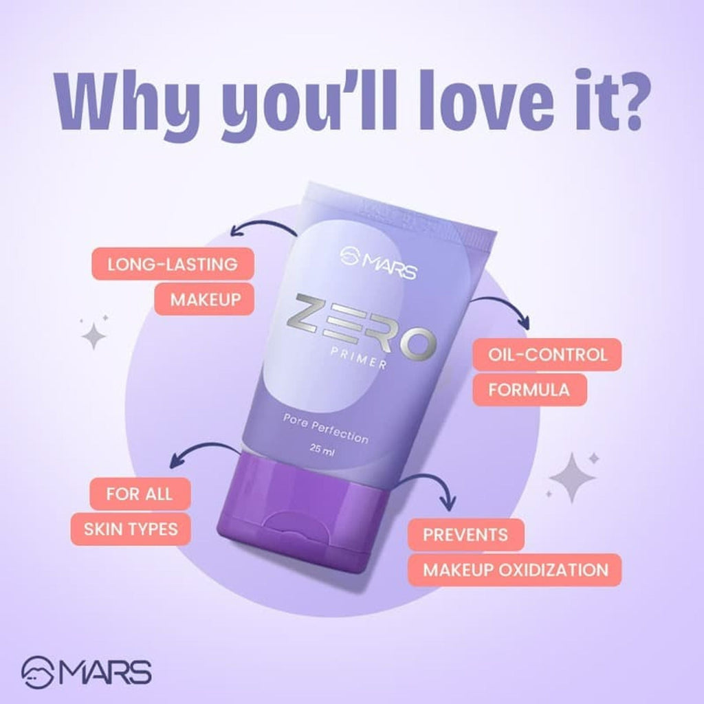 MARS Cosmetics Zero Face Primer Pore Perfection - Distacart
