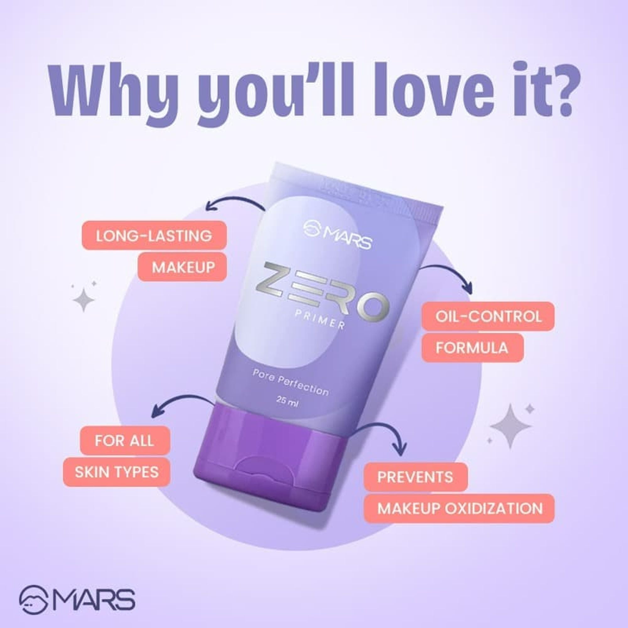 MARS Cosmetics Zero Face Primer Pore Perfection - Distacart