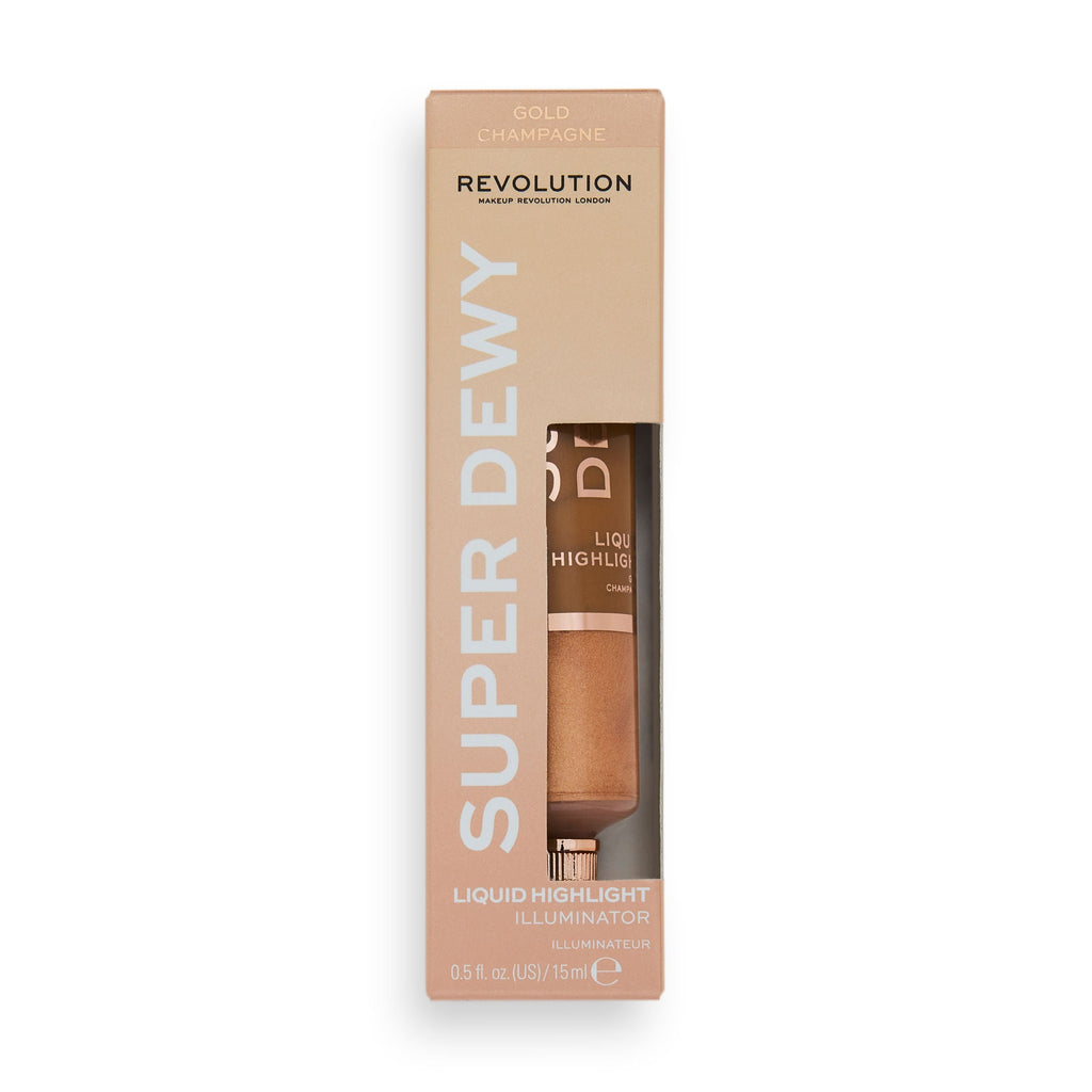 Makeup Revolution Superdewy Liquid Highlighter - Gold Champagne
