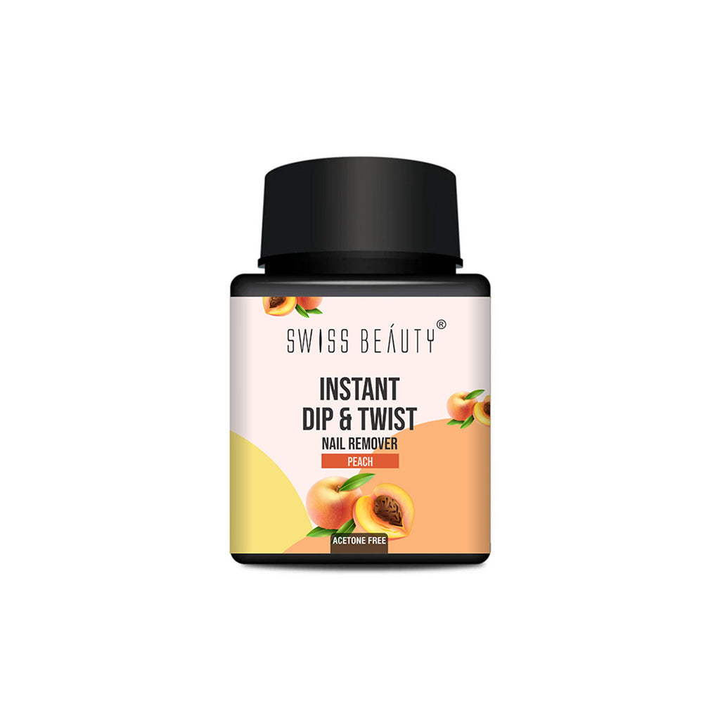 Swiss Beauty Instant Dip & Twist Nail Paint Remover - Peach - Distacart