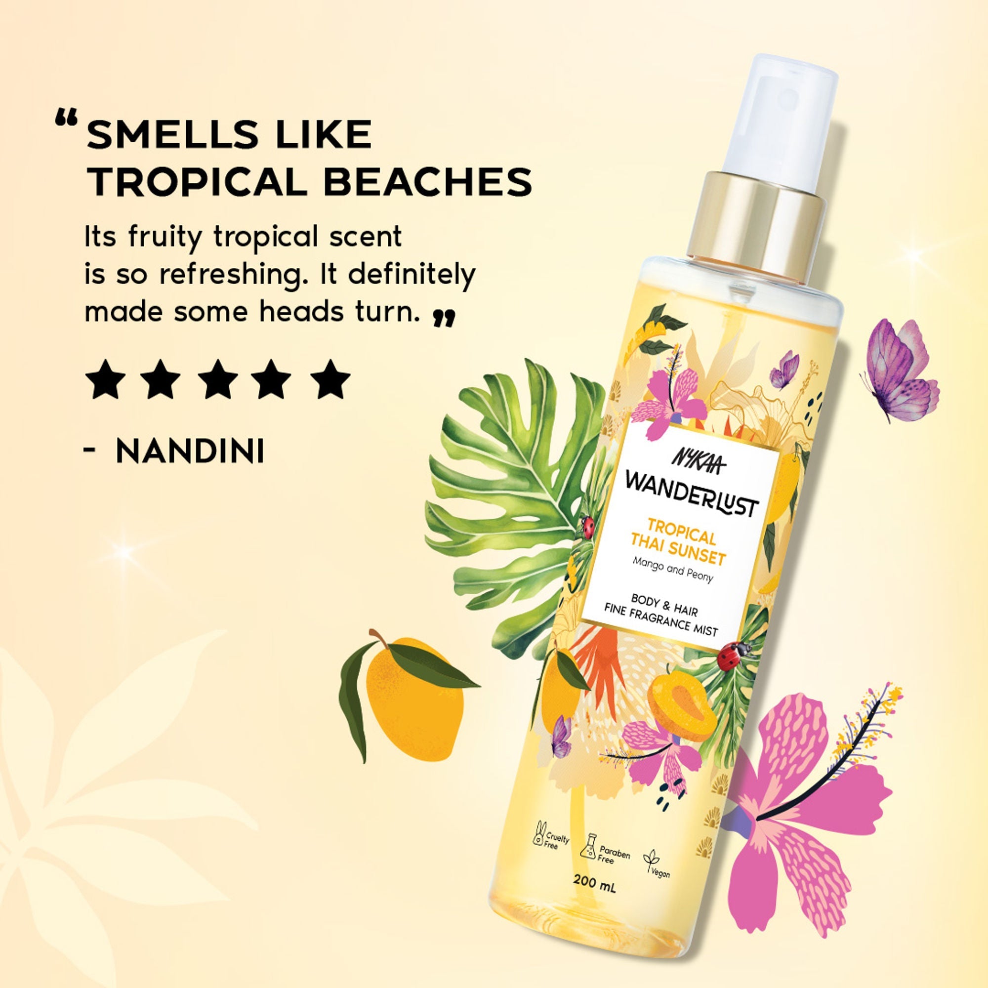Wanderlust Fragrance Mist For Her - Tropical Thai Sunset