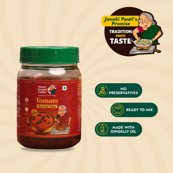 Sweet Karam Coffee Tomato Rice Mix Paste (Ready in Minutes) - Distacart
