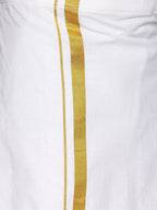 Sethukrishna Boys Maroon Shirt And Veshti Set