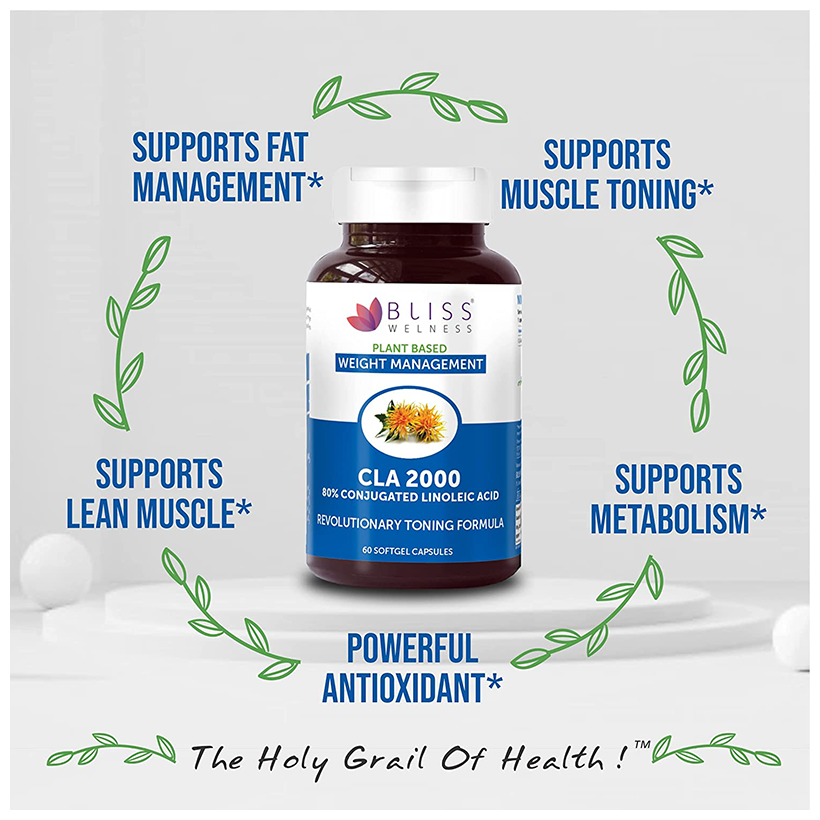 bliss welness plant based weight management softgel capsule