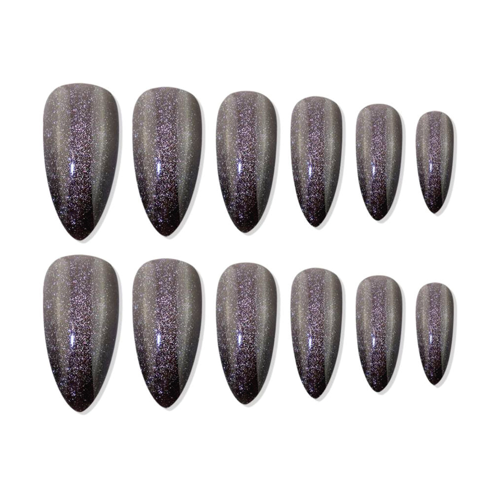 shills professional reusable press on nails log almond spn693
