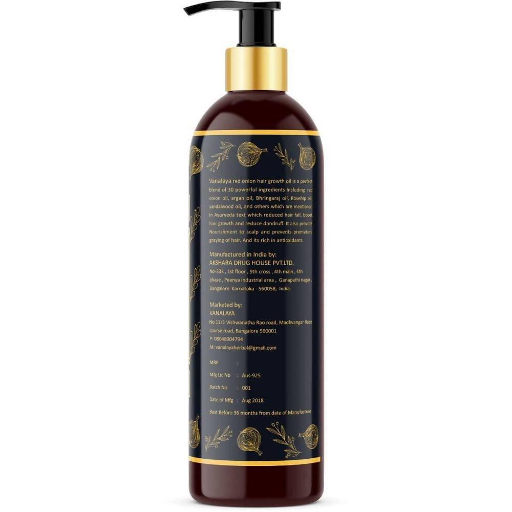 Vanalaya Onion Hair Oil - Distacart