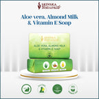 Skinska Natural Aloe Vera Vitamin E & Almond Milk Soap