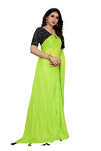 Vamika Green Georgette Seqence Saree (Riva Green)