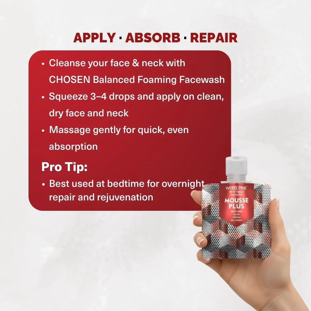 Chosen White Pine Mousse Plus Face Serum
