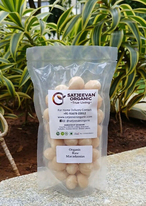 Satjeevan Organic Raw Macadamias - Distacart