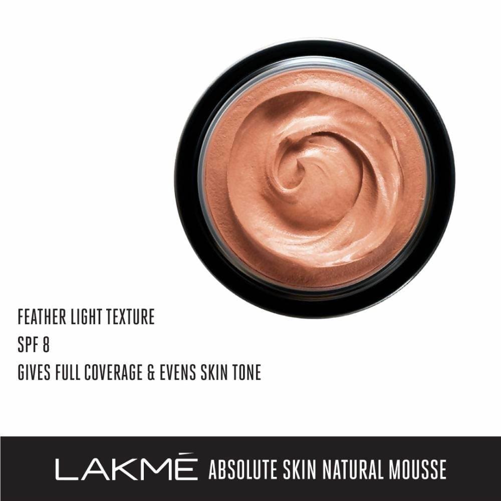 Lakme Absolute Mattreal Skin Natural Mousse - Golden Sand