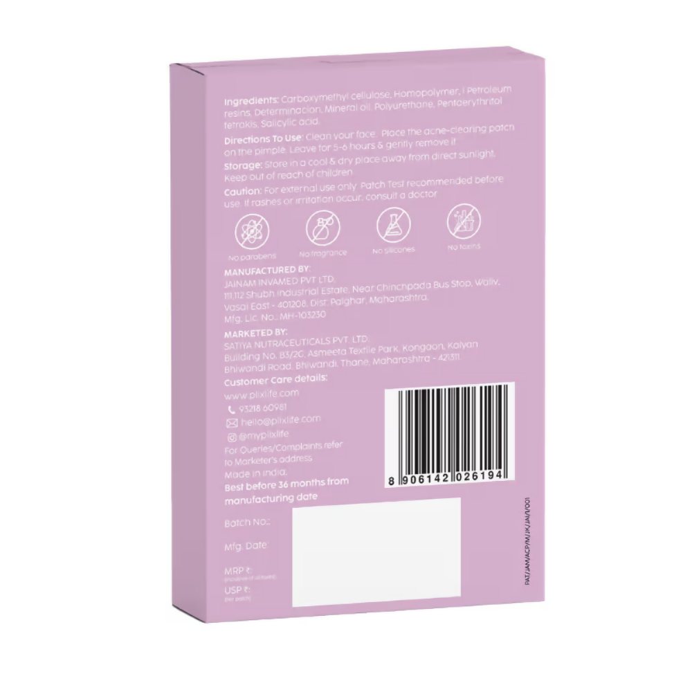 PLIX The Plant Fix Salicylic Acid Acne Patch - Distacart
