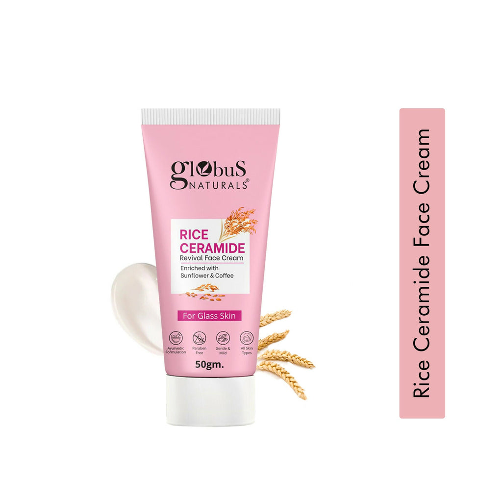 Globus Naturals Rice Ceramide Revival Face Cream - Distacart