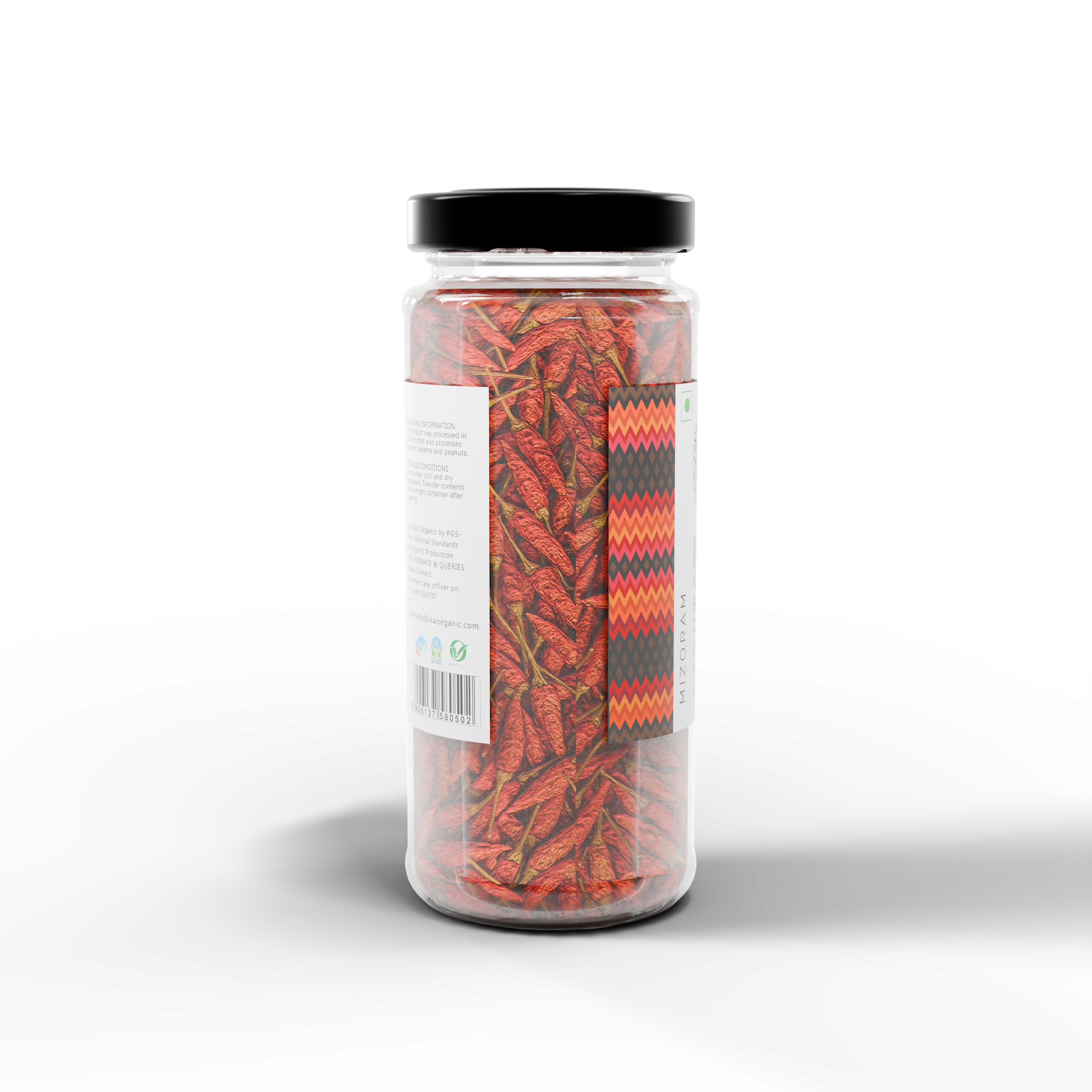 6 - Natural Bird’s Eye Chilli - 25g