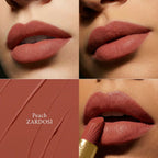 Kay Beauty x Falguni Shane Peacock Luxe Matte Lipstick - Peach Zardosi - Distacart