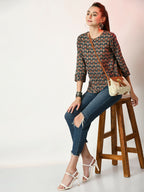 Myshka Women's Multi Printed Top