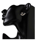 Gold-Plated Alloy American Diamond Small Earrcuff - The Pari - Distacart