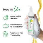 Habibs Professional Oil Control Shampoo For Oily Hair And Scalp Anti Dandruff With Natural Lemon & Mint Oil