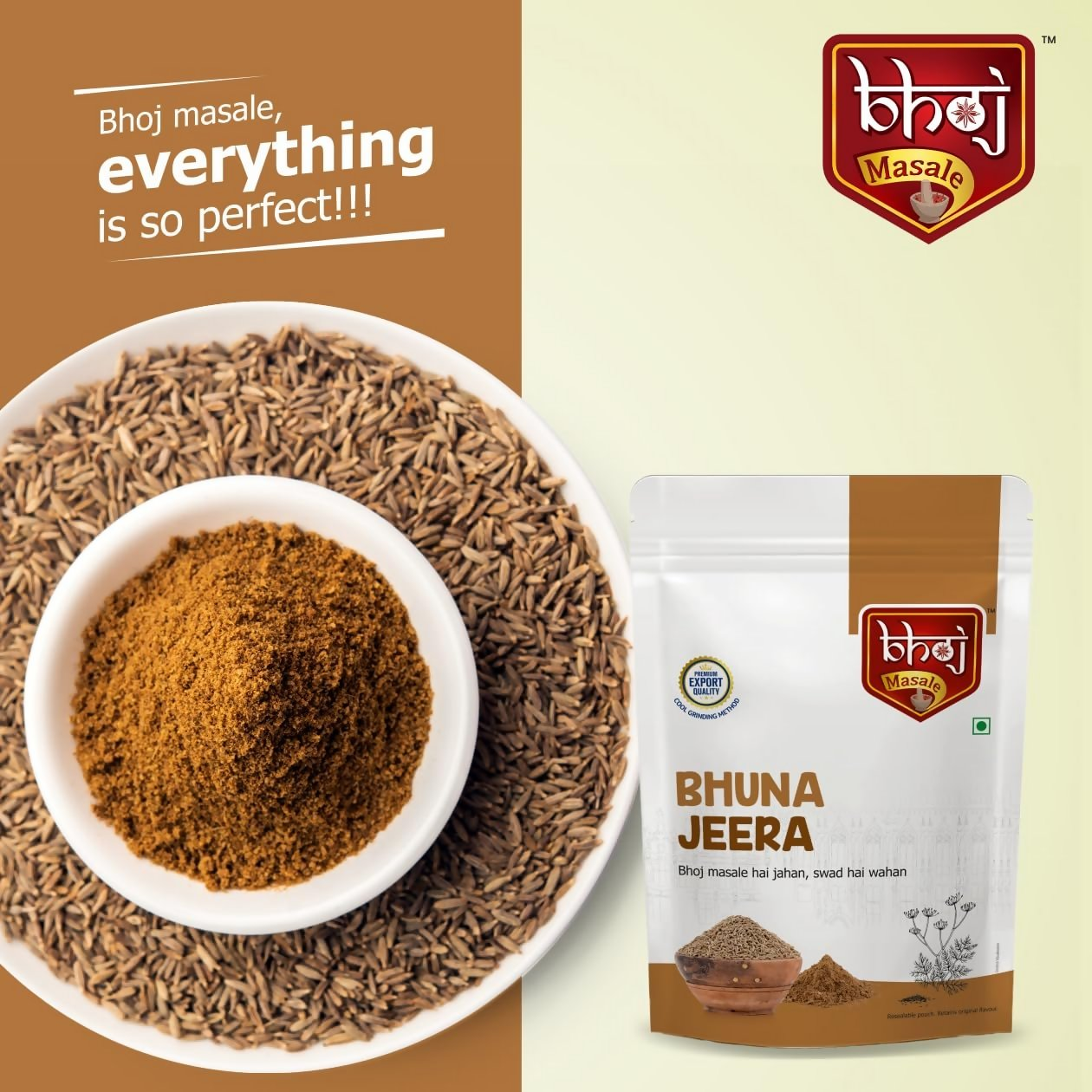 Bhoj Masale Fresh and Natural Roasted Cumin Powder - Distacart