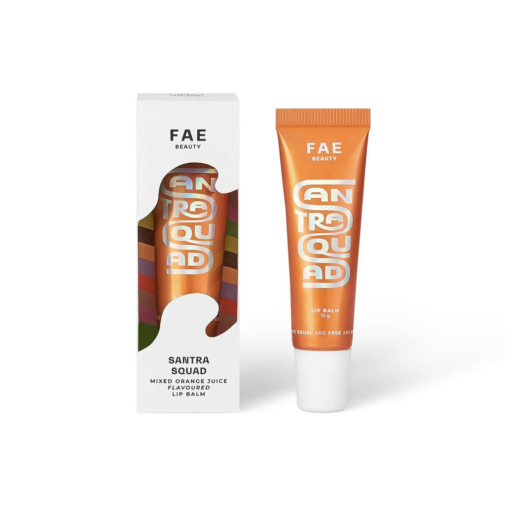 FAE Beauty Santra Squad Mixed Orange Juice Lip Balm SPF 20+ - Sheer Popsicle Orange