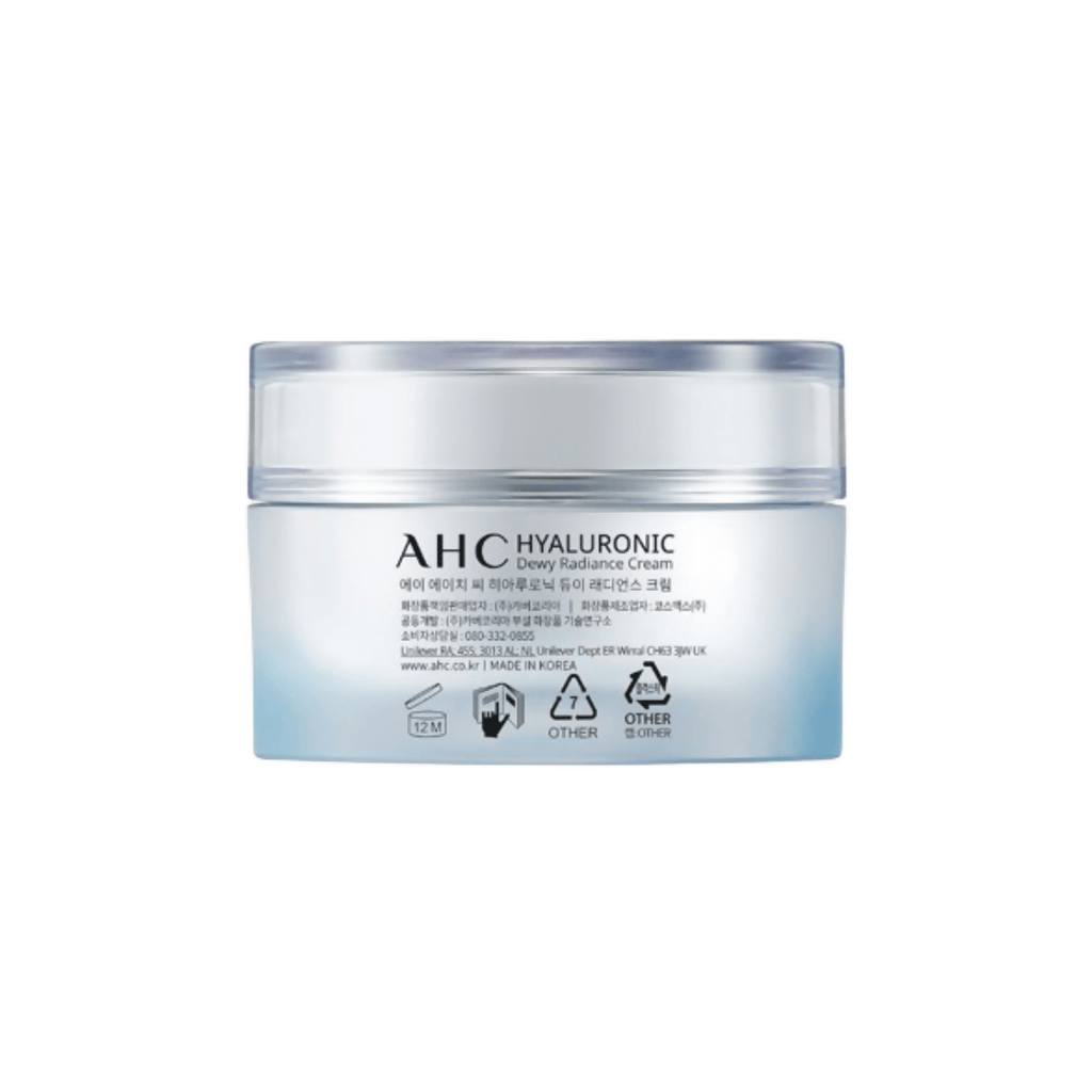 AHC Hyaluronic Dewy Radiance Face Moisturizer Cream - Korean skincare