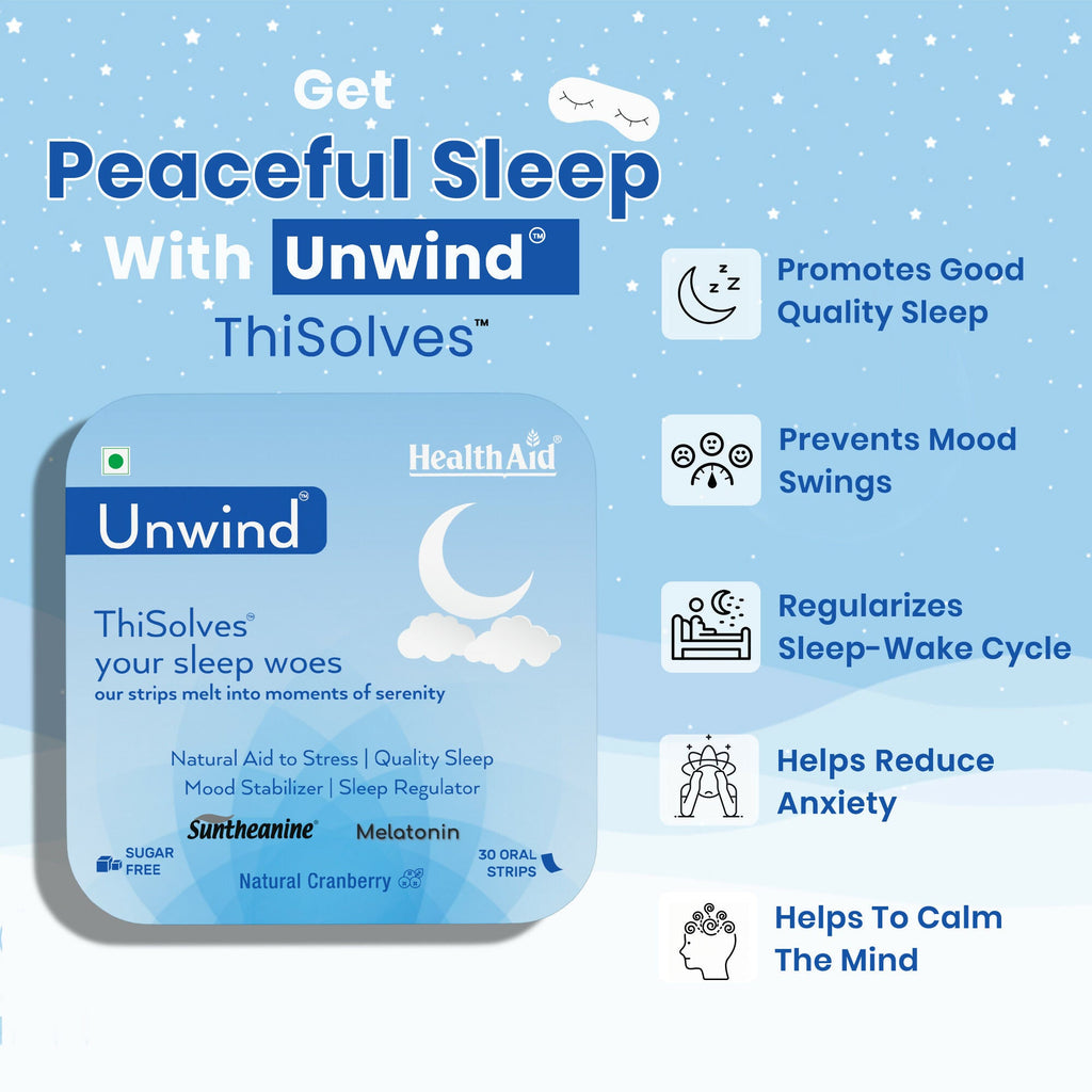 HealthAid Unwind ThiSolves Oral Strips - Distacart