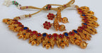 Kemp Peacock Pink & Blue Necklace Set - Distacart
