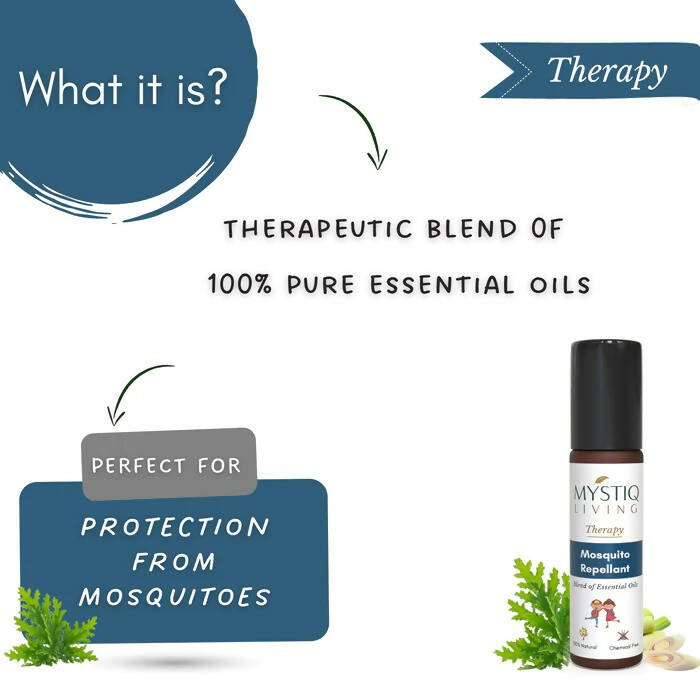 Mystiq Living Therapy Mosquito Repellent Roll On - Distacart