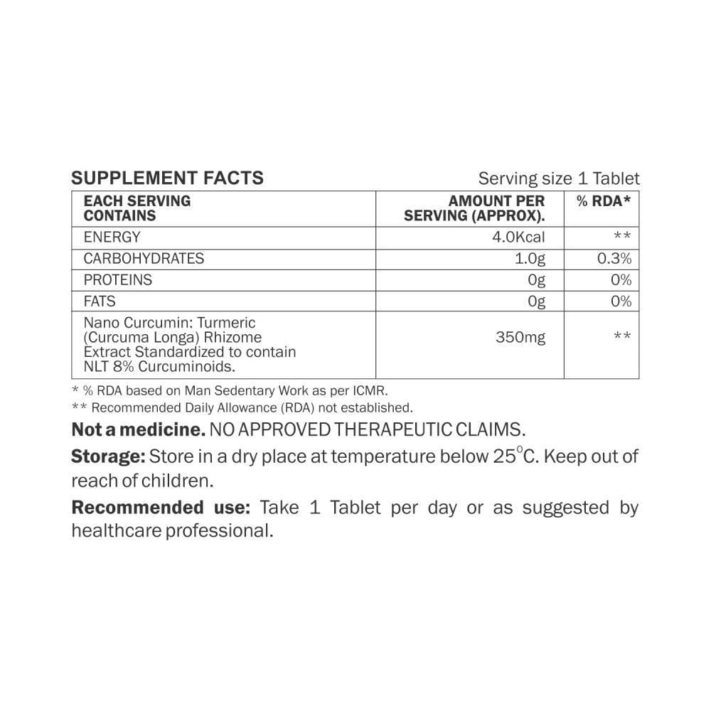 Azafran Actives Organic Turmeric Tablets