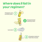 PLIX The Plant Fix Pineapple 5% Niacinamide Bright Polishing Cream For Neck, Knees & Elbows