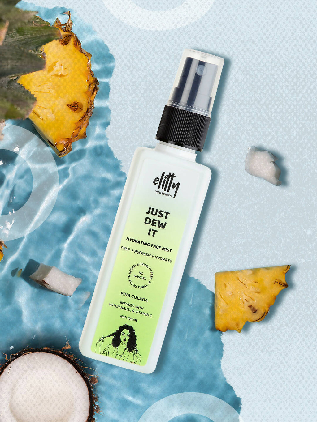 Elitty Just dew it - Hydrating Hydrating Pina Colada Face Mist
