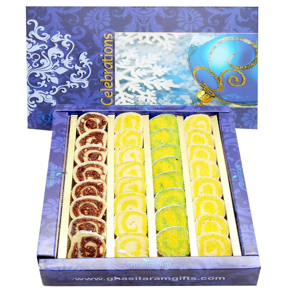 Ghasitaram Pure Kaju Pista Moon Sweets - Distacart