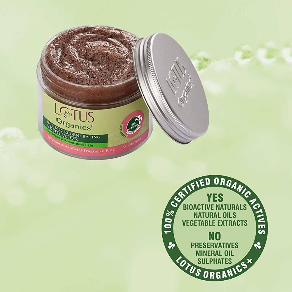 Lotus Organics+ Holistic Regenerating Exfoliator