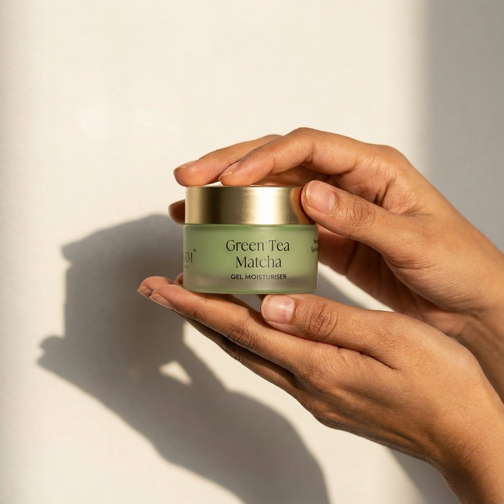 VedicDerm Green Tea Matcha Gel Moisturiser with Squalene and Niacinamide - Distacart