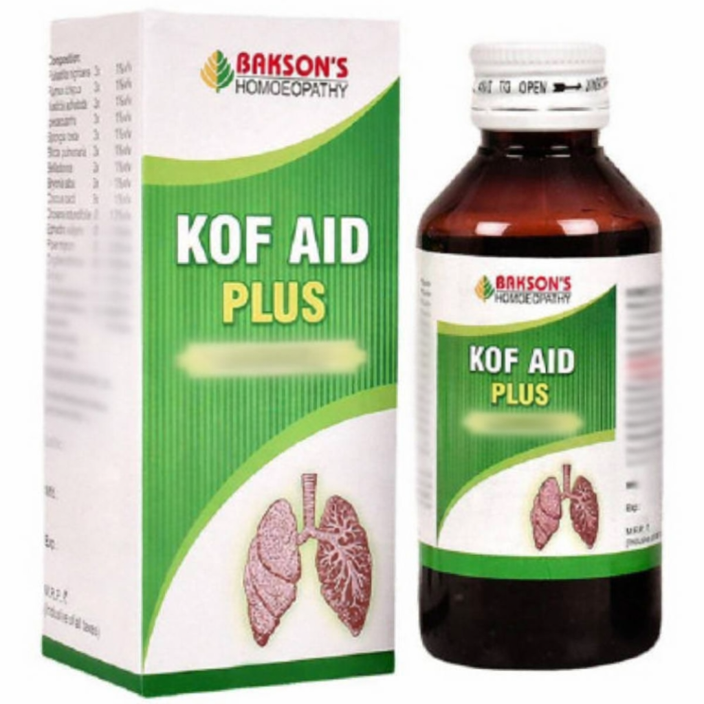 Bakson's Homeopathy Kof Aid Plus Syrup - Distacart