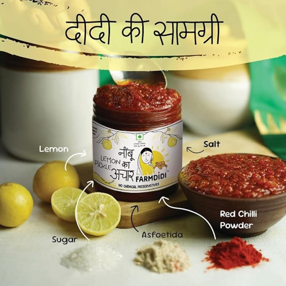 FarmDidi Crushed Lemon Pickle - Lemon