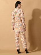 Myshka Women's Multi Printed Shirt With Trousers