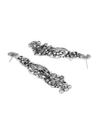 Cardinal Oxidised Silver-Plated Stone-Studded & Beaded Jewellery Set - Distacart