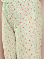 Sztori Plus Size Floral Printed Gotta Patti Pure Cotton Kurta with Sharara