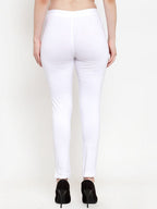 TAG 7 Women Pack Of 2 Solid Ankle-Length Straight-Fit Leggings