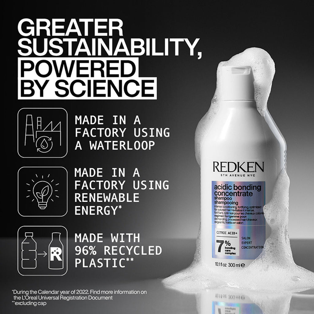 Redken Acidic Bonding Concentrate Sulphate Free Shampoo - Bond Repair For Damaged Hair