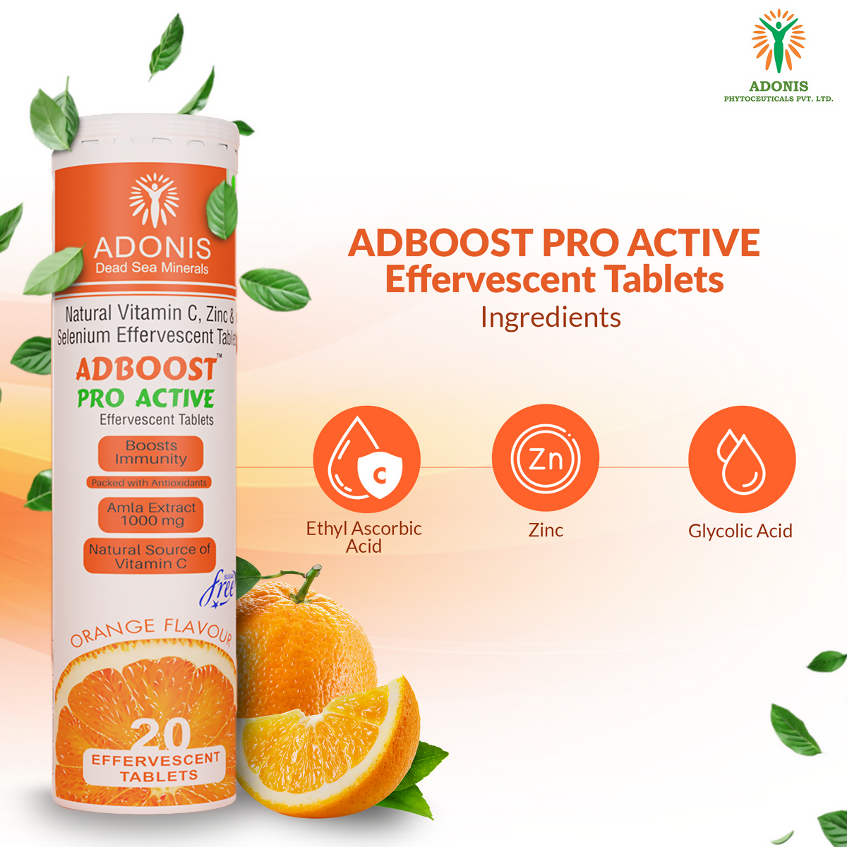 Adonis Adboost Pro Active Effervescent Tablets - Distacart