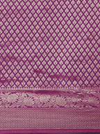 Saree Mall Purple Ethnic Motifs Zari Silk Blend Banarasi Saree - Distacart