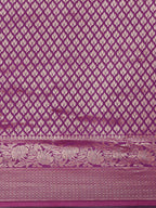 Saree Mall Purple Ethnic Motifs Zari Silk Blend Banarasi Sarees - Distacart